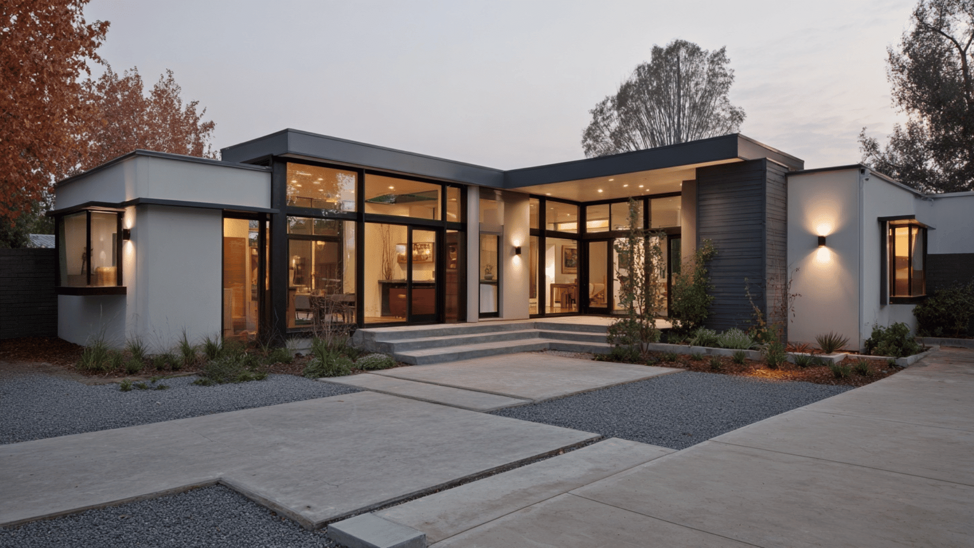 Simple Modern Ranch Home Designs 17 Modern Ranch House Designs That Redefine Living Spaces - Opple House