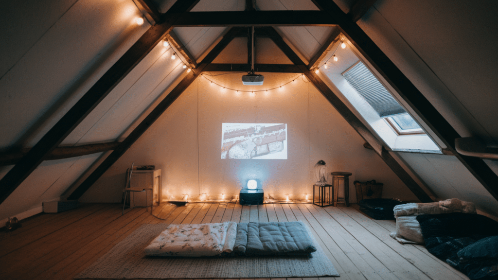 loft or attic lounge