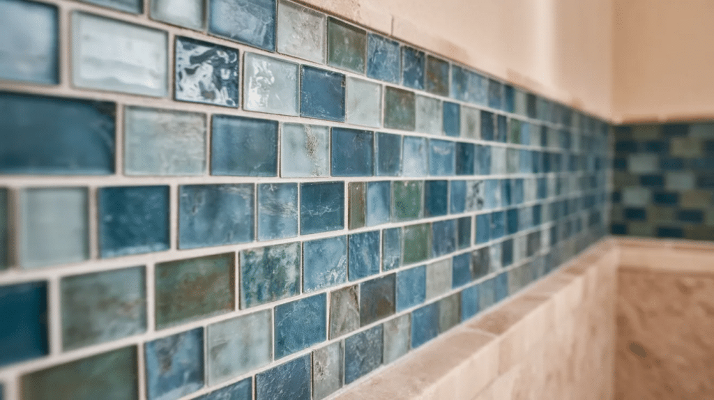 mediterranean mosaic tile accents