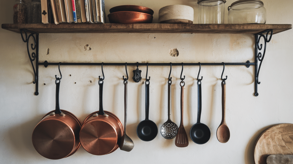 mix in wrought iron details