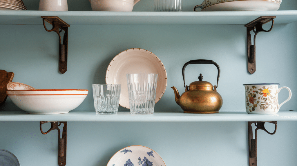 mix new and old kitchenware