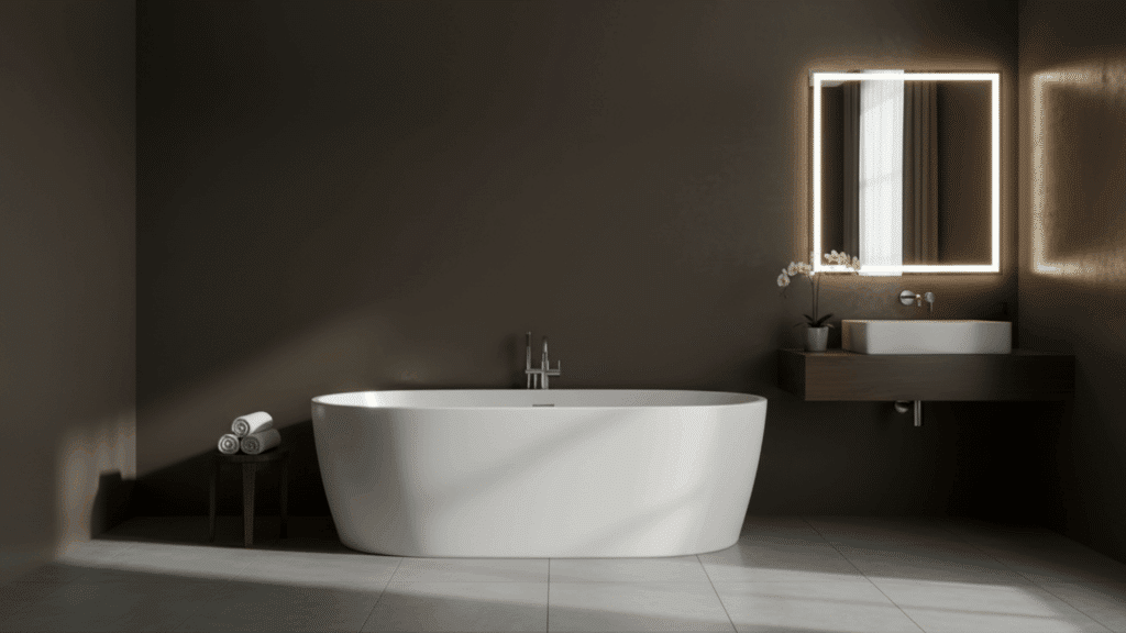 porpoise by sherwin williams bathroom