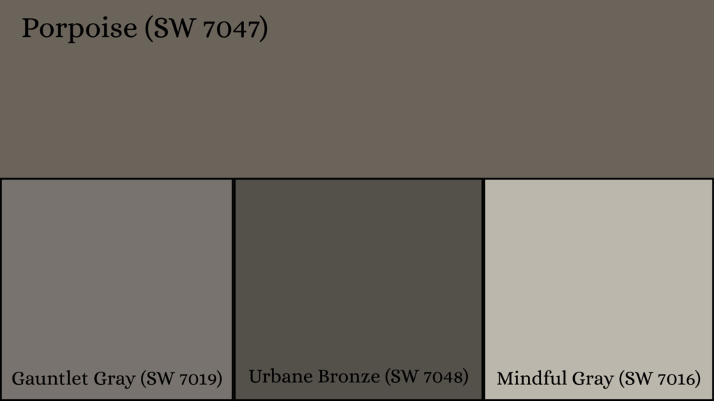 porpoise sherwin williams vs similar colors
