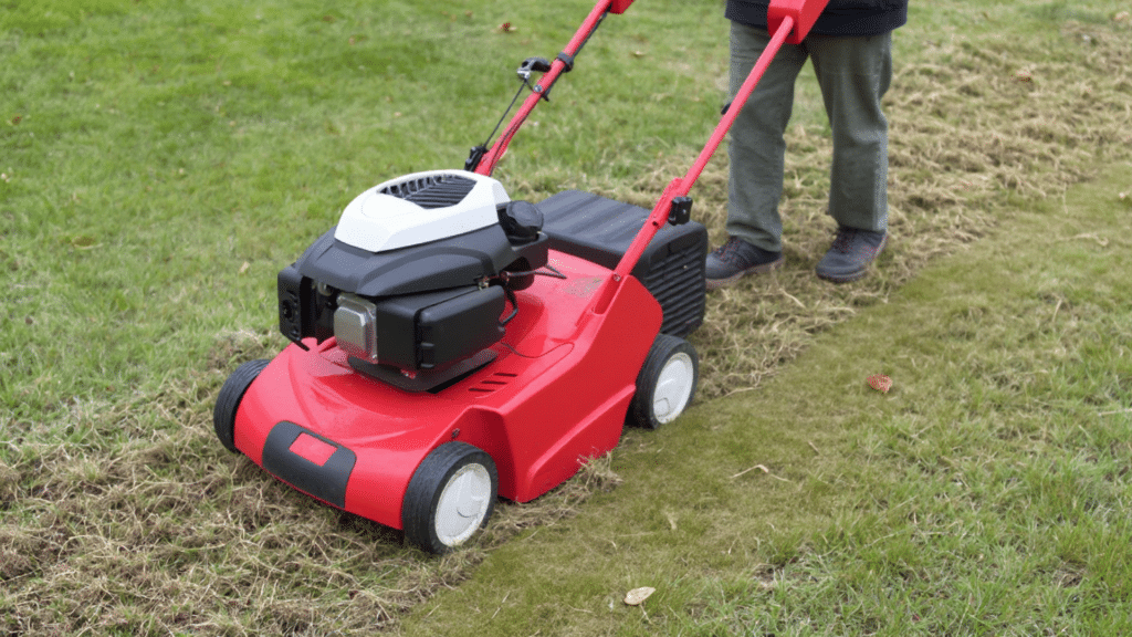 power rake or dethatcher medium to large lawns
