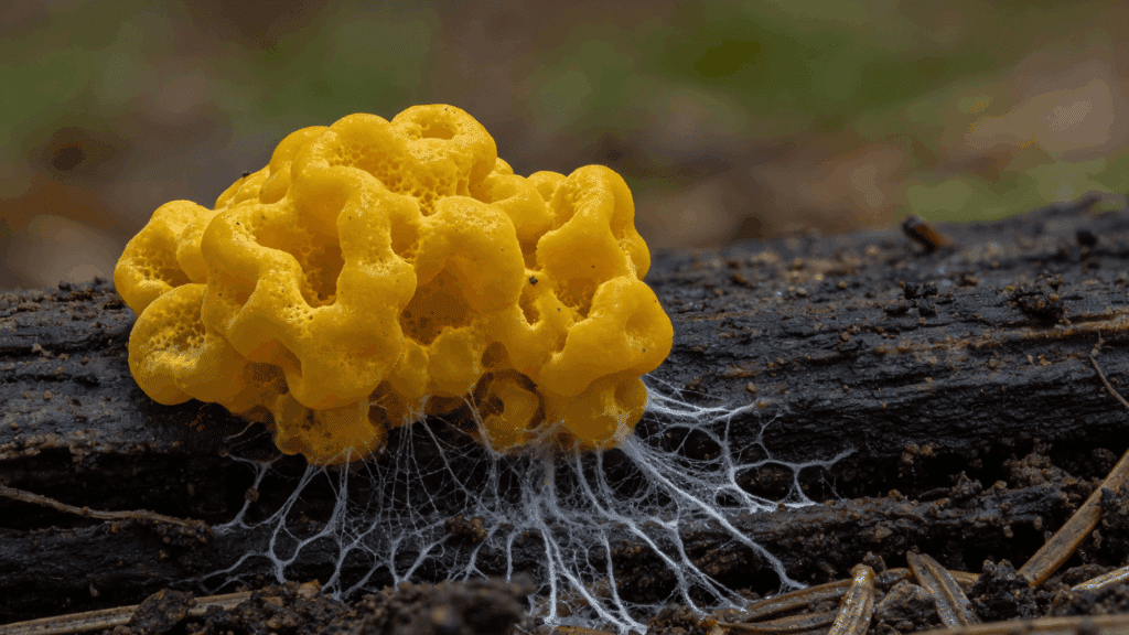 risks of yellow fungus on mulch