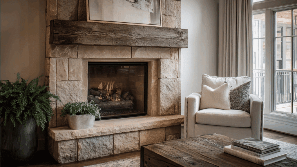 sandstone with glowing warmth