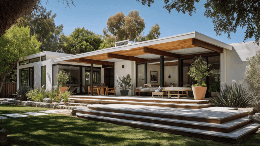 scandinavian inspired modern ranch