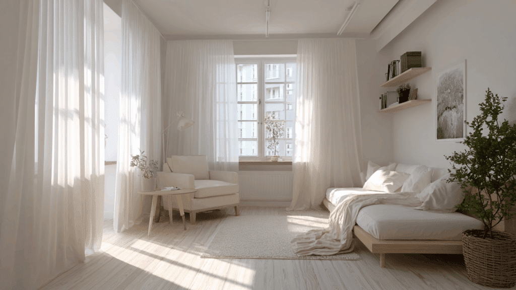 sheer curtains for natural light