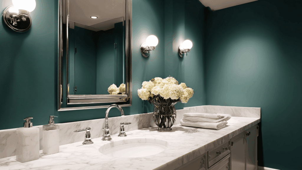 sherwin williams cascades bathrooms