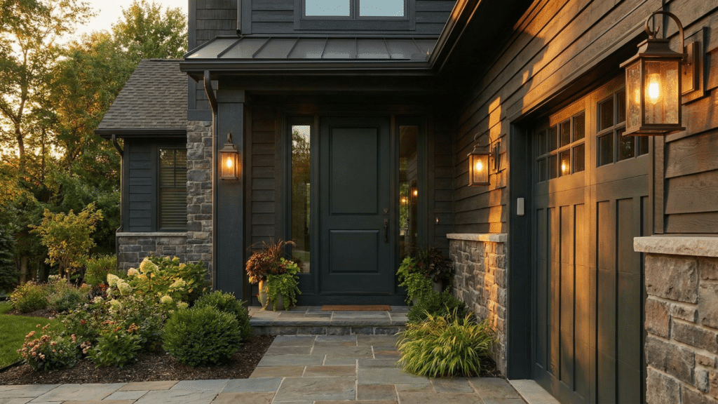 sherwin williams greenblack exterior