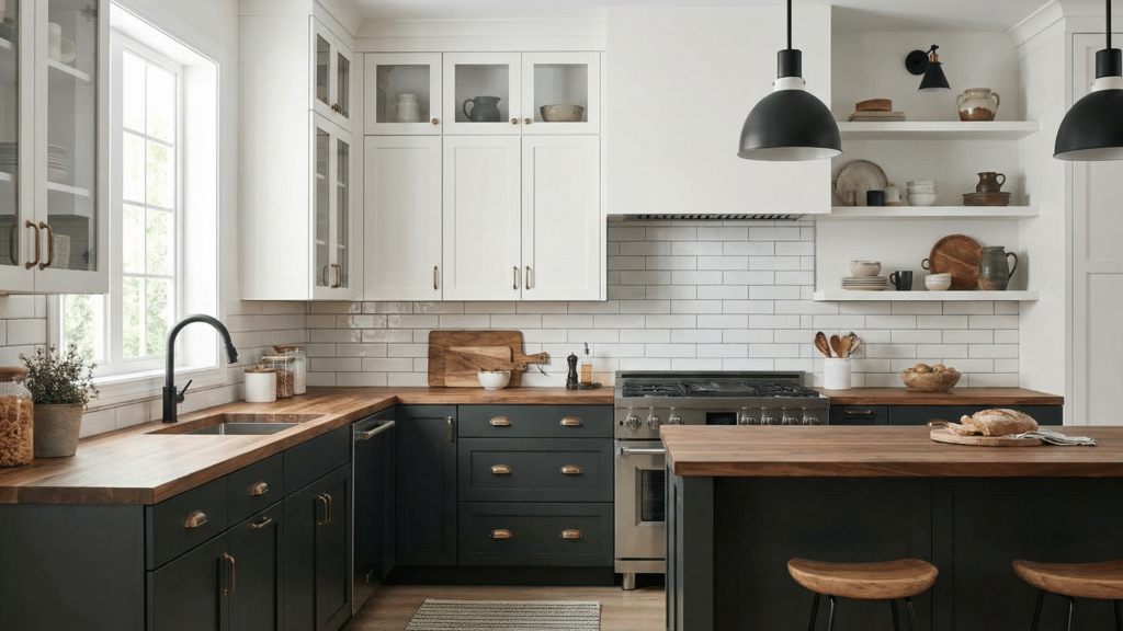 sherwin williams greenblack kitchen