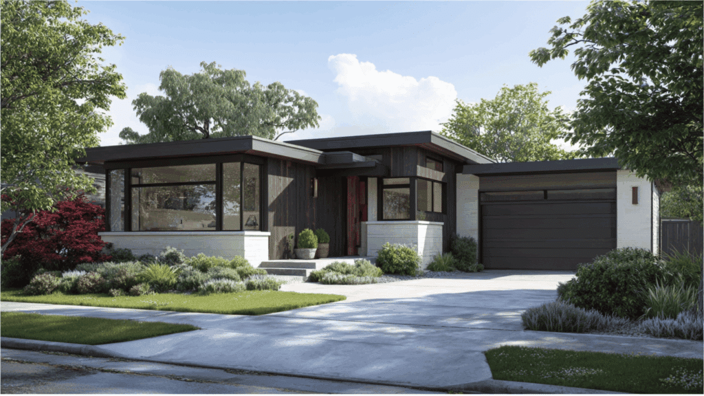 small modern ranch house design