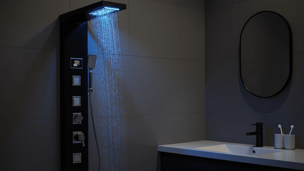 smart shower controls