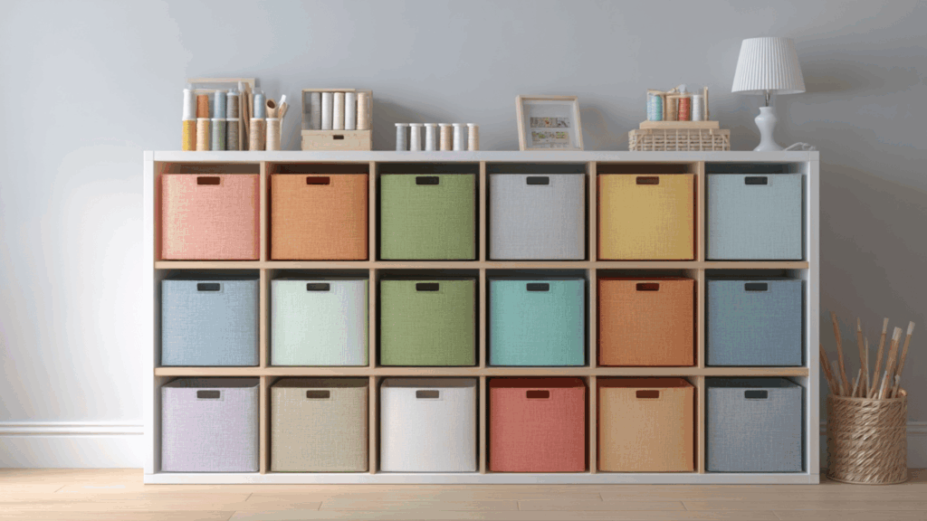 stackable fabric storage cubes