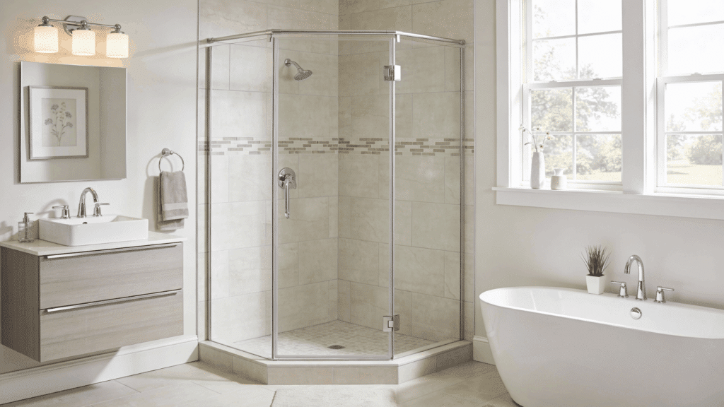 standard shower stall dimensions