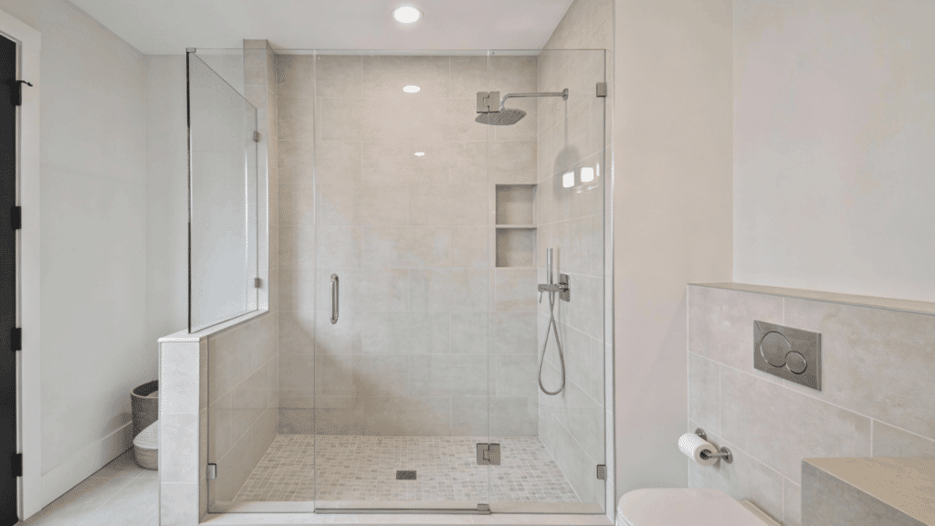 standard walk in shower dimensions