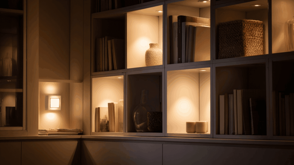 stick on led puck lights