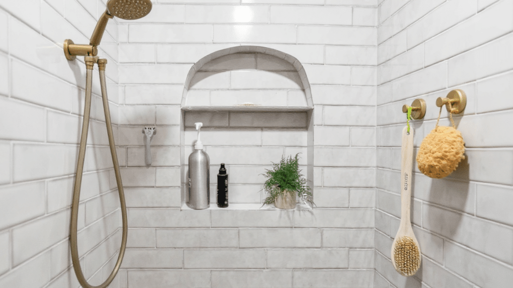 subway tile walls