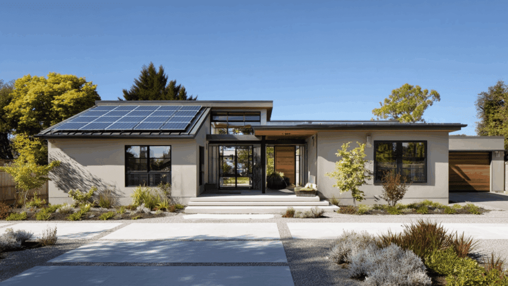 sustainable modern ranch house