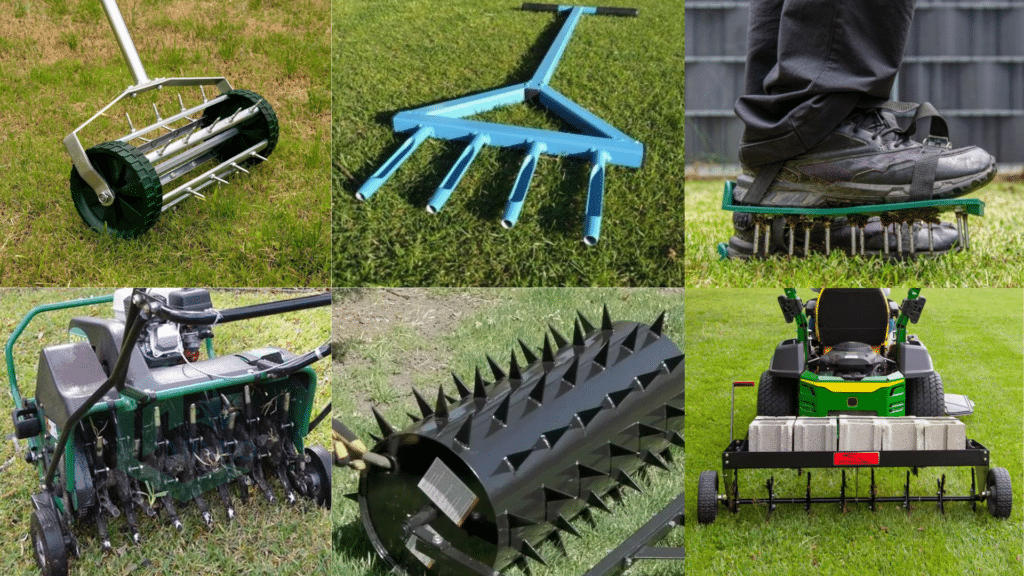 tools for lawn aeration