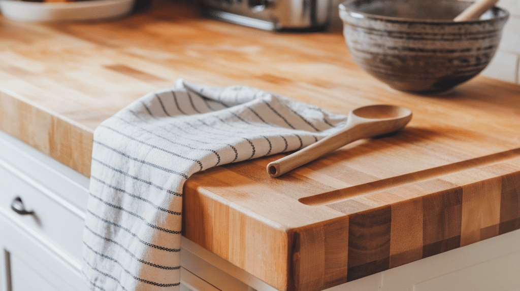 try a butcher block countertop