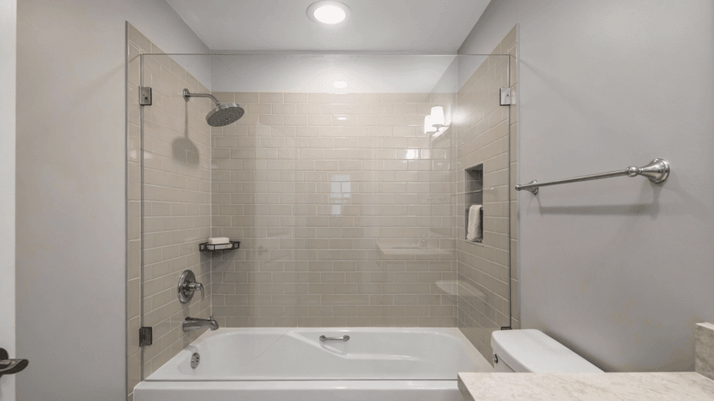 tub shower combo standard dimensions