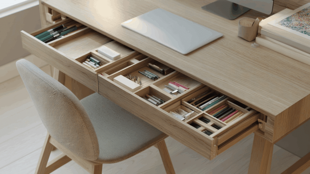 under desk drawer organizers