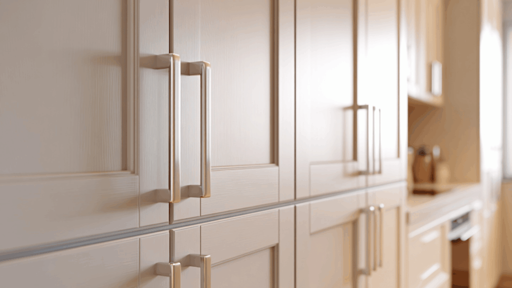 upper cabinet hardware placement