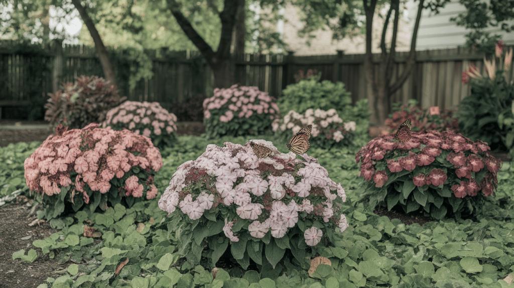 use groups of flowers