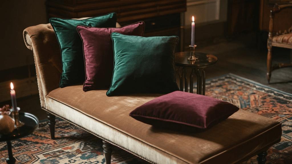 velvet pillows