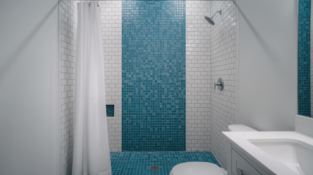 vertical accent tile strip