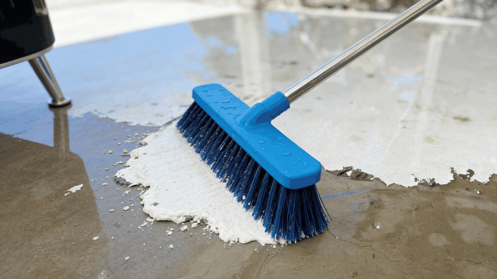 vinegar or baking soda paste