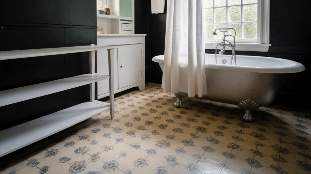 vintage touches in black and white