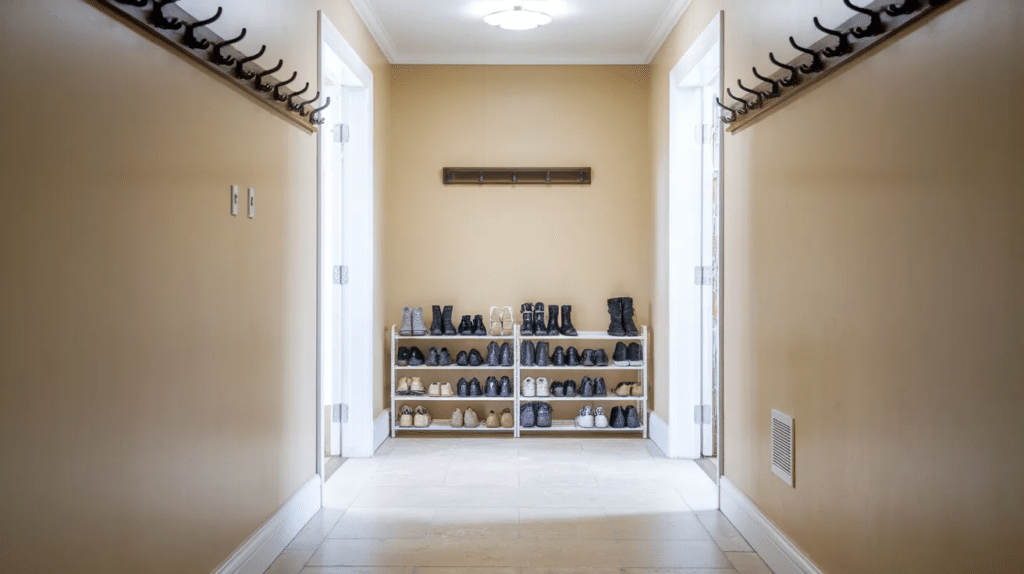 Hallway with clear, open floor space