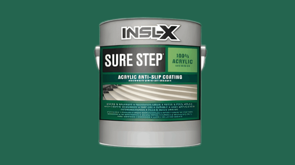 Metal can of INSL-X Sure Step Acrylic Anti-Slip Coating