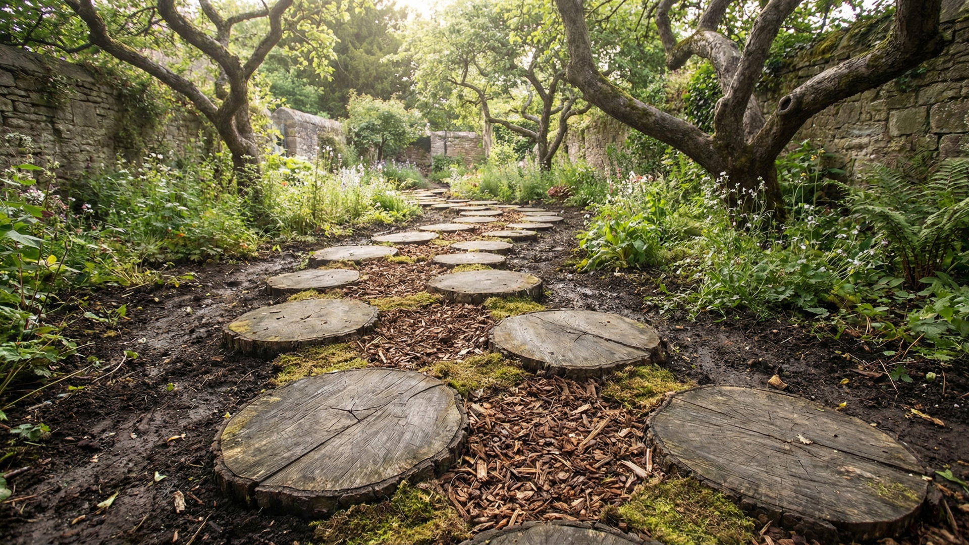 19 Cheap DIY Garden Path Ideas for Small Budgets - Opple House