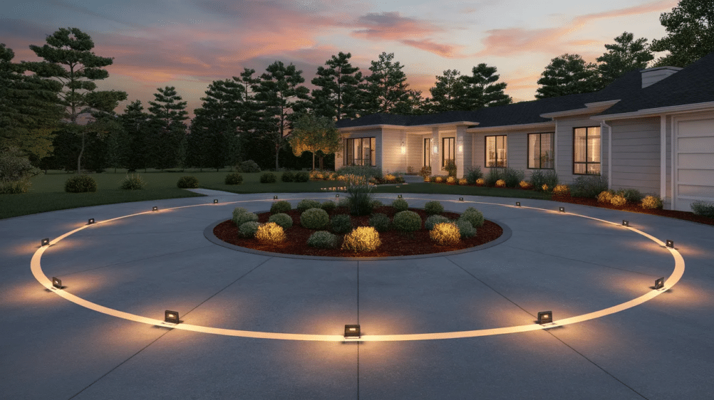 circle-drive-with-built-in-lighting
