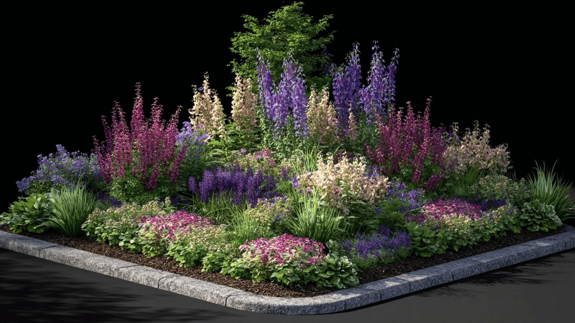 25 Layout Perennial Flower Garden Design Plans for Beginners - Opple House