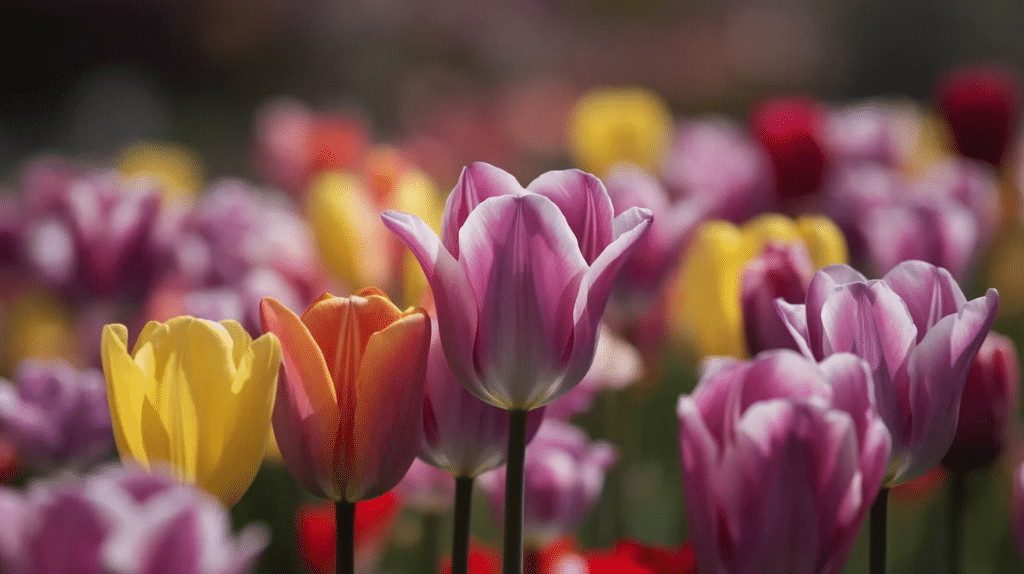 do tulips come back every year