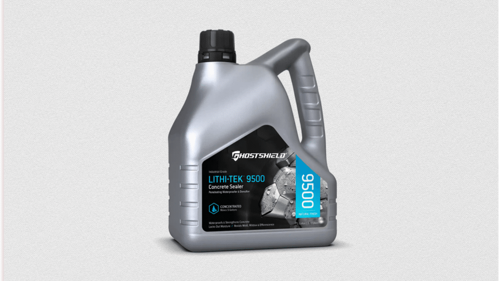 image of a Ghostshield Lithi-Tek 9500 Kit basement floor sealer