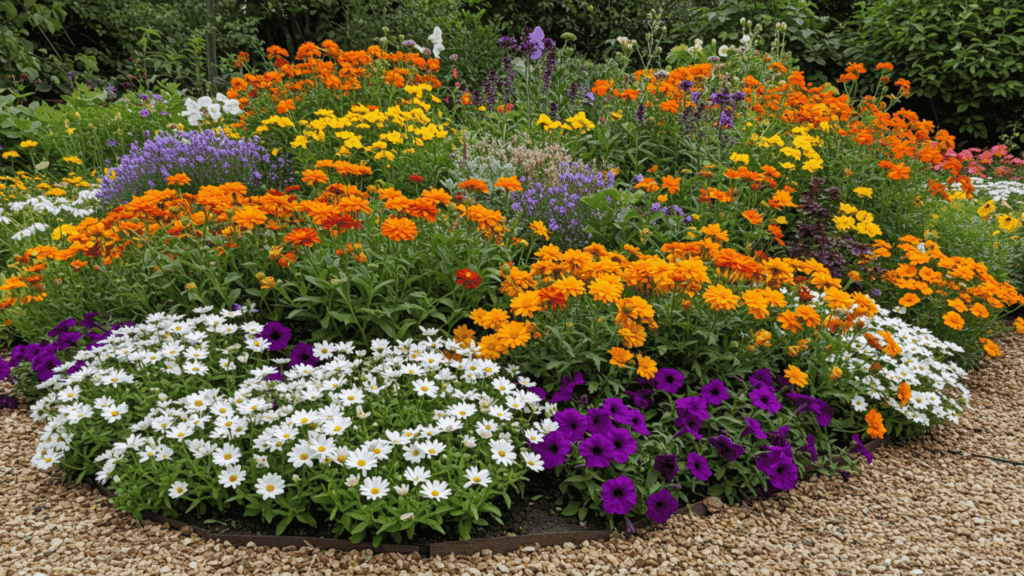 naturalistic meadow style perennial layout plan