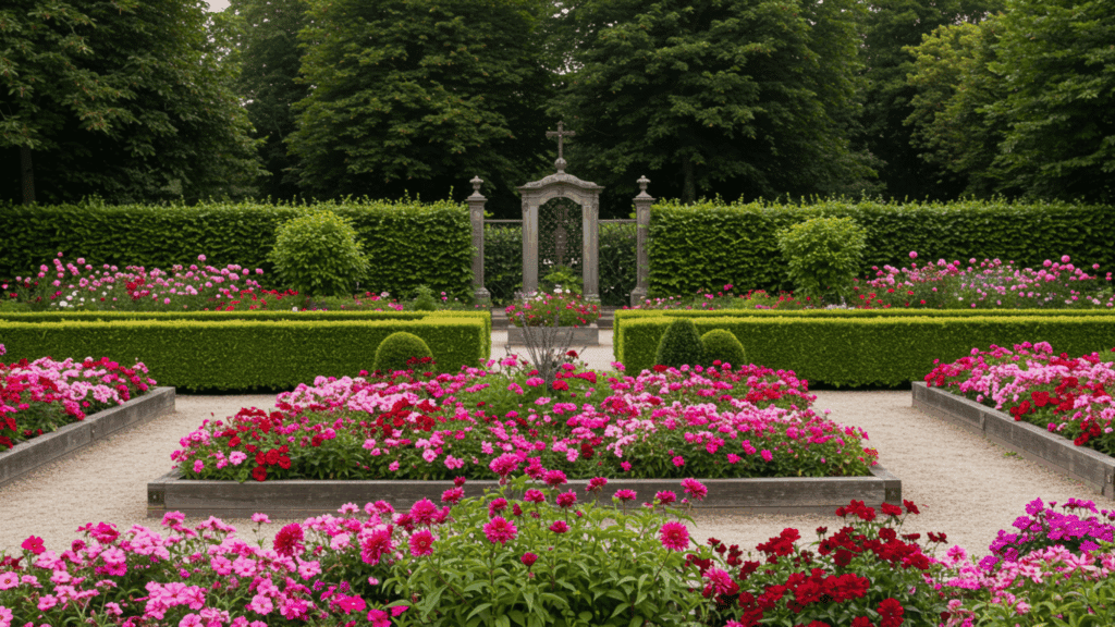 perennial cutting garden layout plan