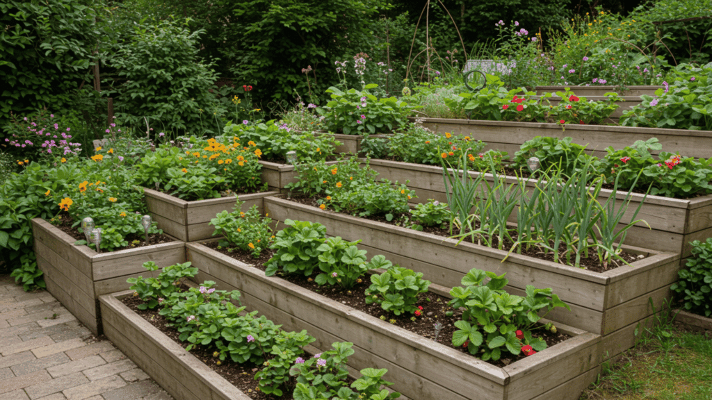 perennial garden layout plan for sloped yards