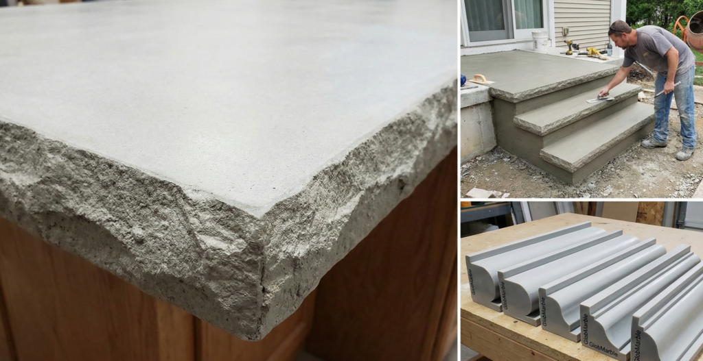 How Professional Concrete Edge Molds Elevate DIY Countertops and Steps Concrete Edge Molds