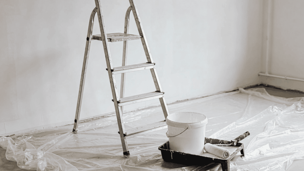 rooms where you should not use exterior paint