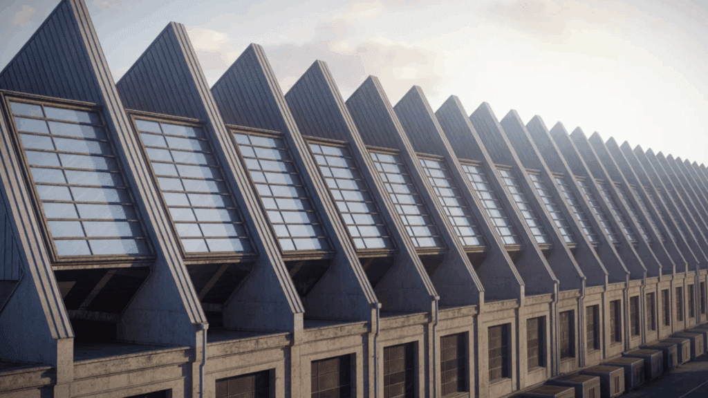 industrial sawtooth roof design with glass panes and everything you need to know about roof styles