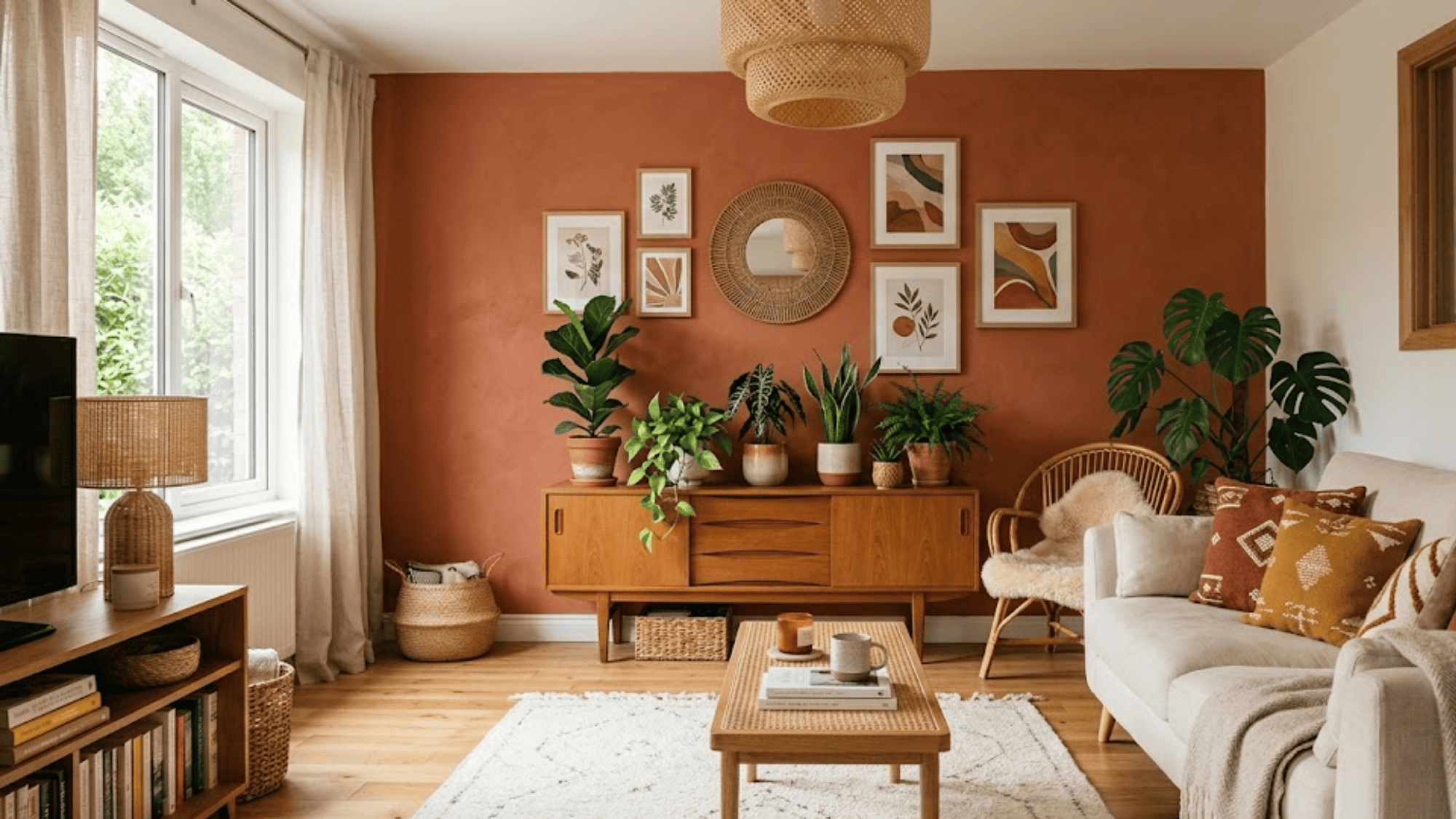 41 Accent Wall Paint Ideas for Your Living Room - Opple House