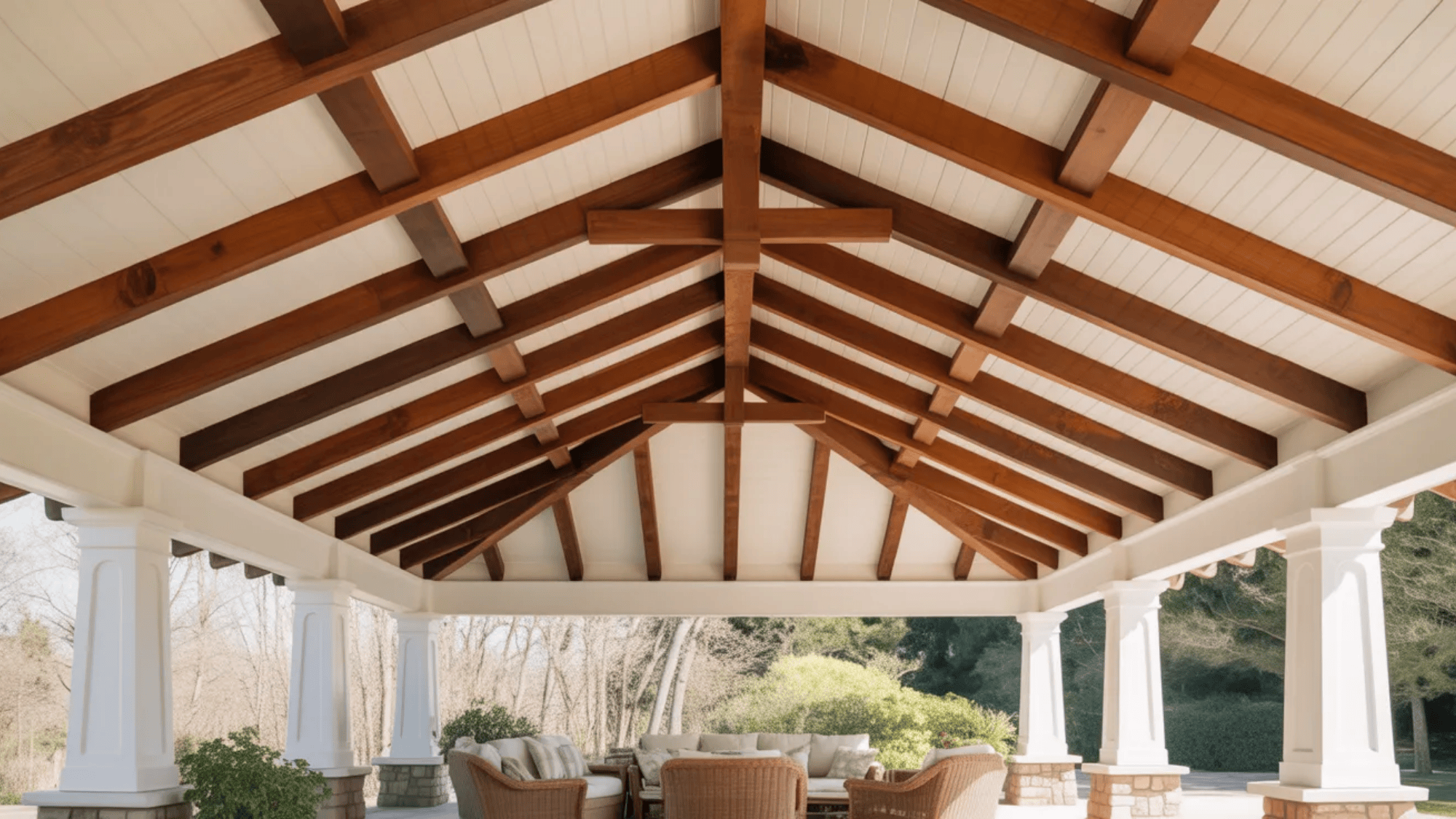 27 Porch Ceiling Ideas for Your Outdoor Space - Opple House