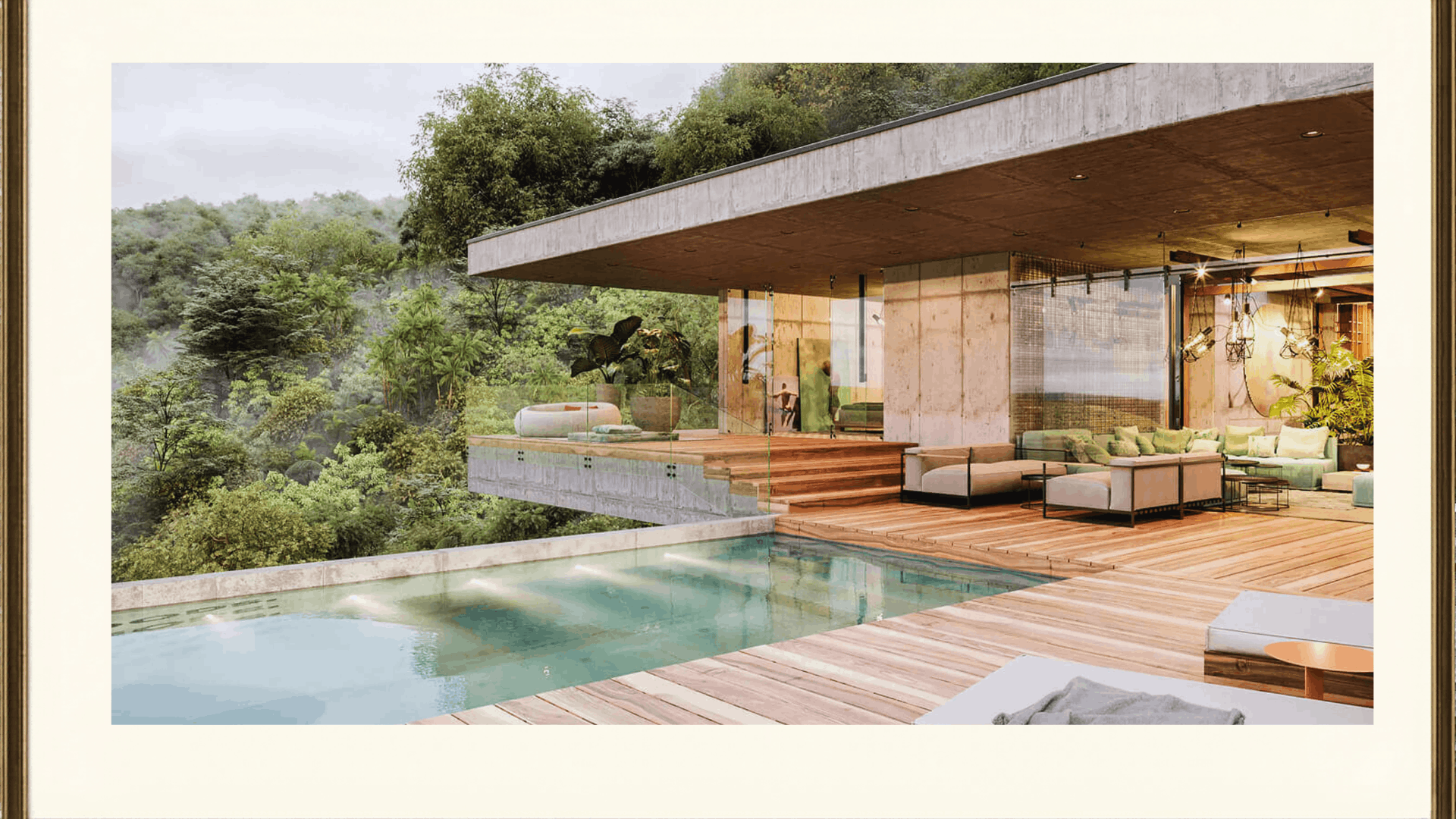 art villa in costa rica one of the eco brutalist buildings with concrete house pool and lush jungle surroundings (4) (1)