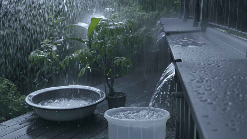 rainwater collected in containers from a rooftop for garden use or irrigation purposes why is collecting rainwater illegal